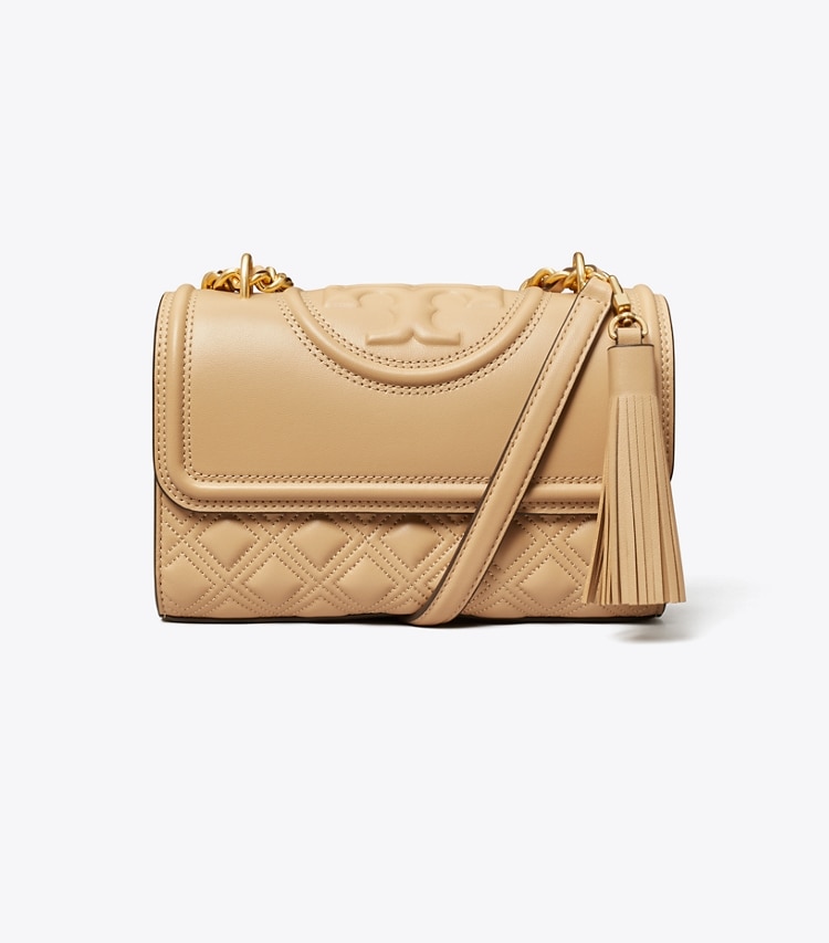 TORY BURCH SMALL FLEMING CONVERTIBLE SHOULDER BAG - Desert Dune