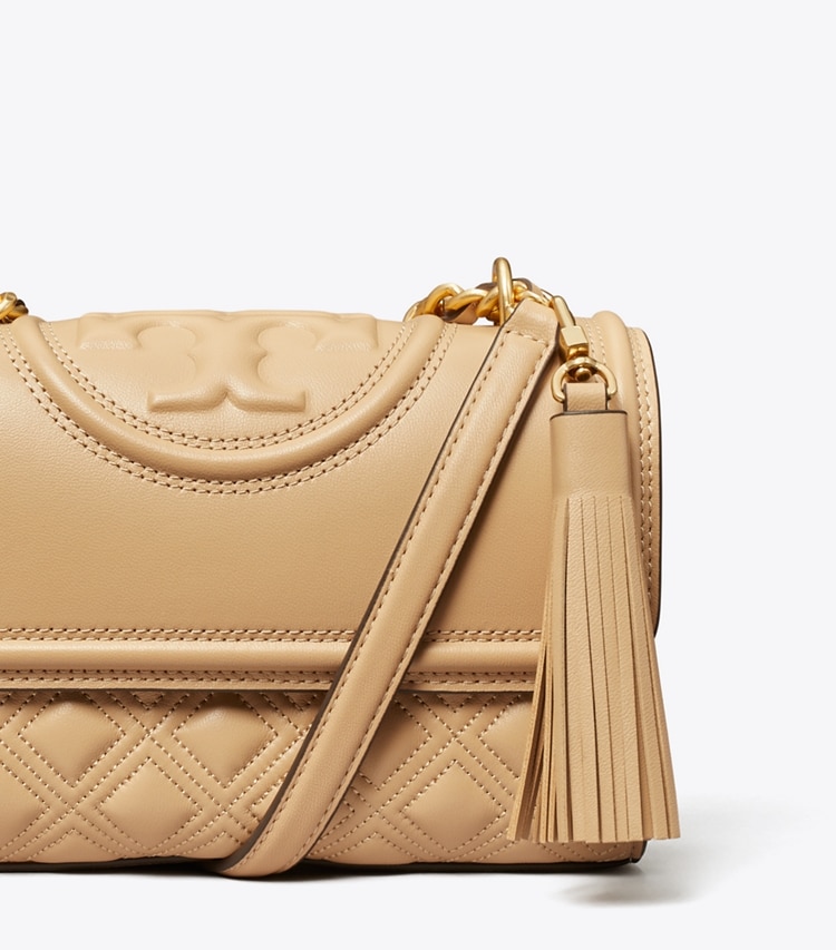 TORY BURCH SMALL FLEMING CONVERTIBLE SHOULDER BAG - Desert Dune