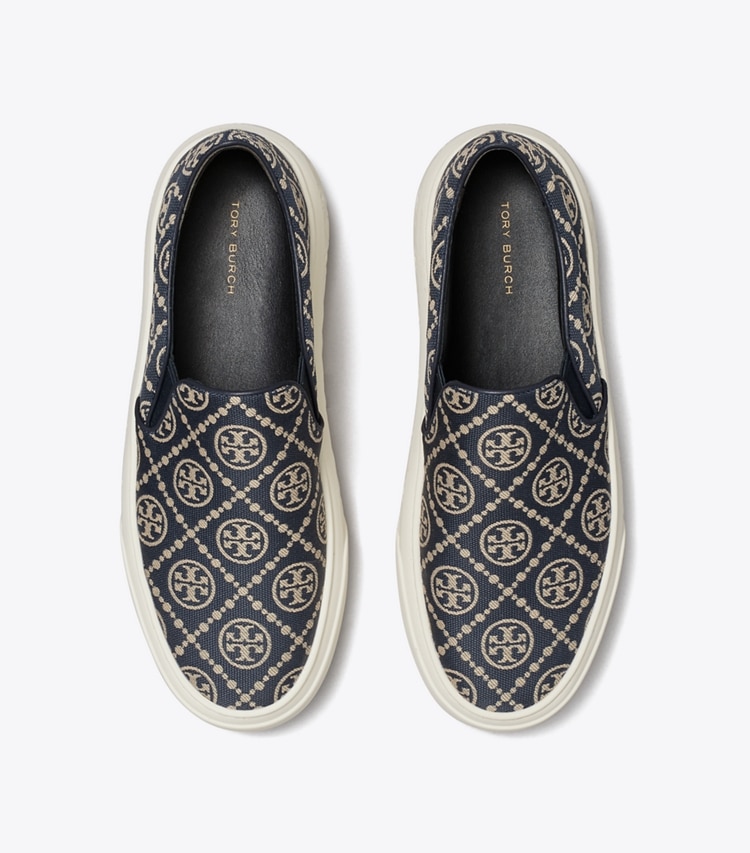 TORY BURCH T MONOGRAM LADYBUG SLIP-ON SNEAKER - Inverse Navy T Monogram