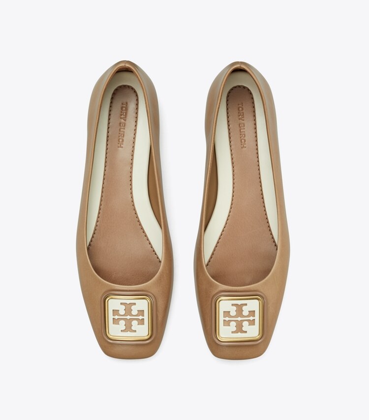 TORY BURCH GEORGIA BALLET - Almond Flour