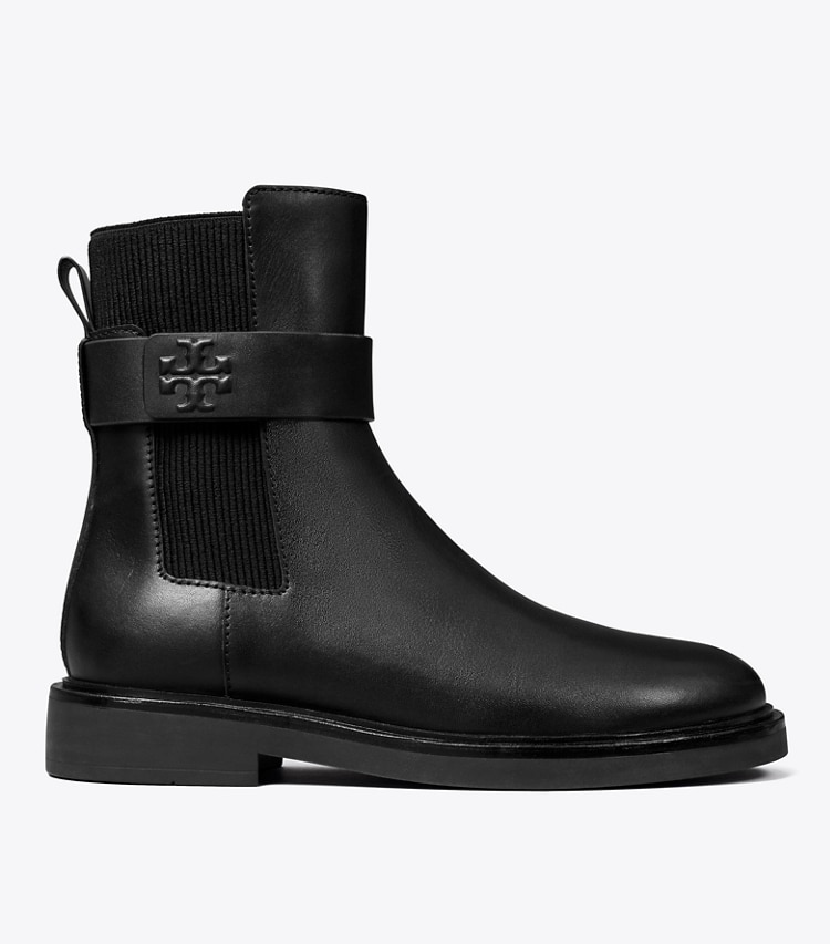 TORY BURCH DOUBLE T CHELSEA BOOT - Perfect Black / Perfect Black