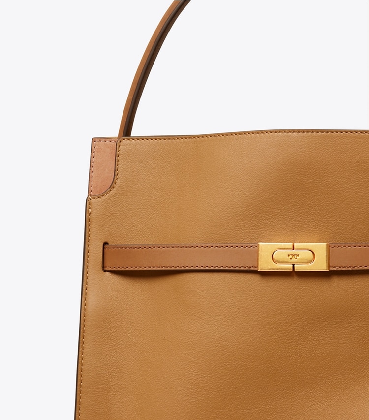 TORY BURCH LEE RADZIWILL DOUBLE BAG - Tiramisu