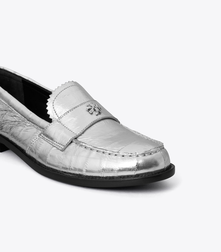 TORY BURCH CLASSIC LOAFER - Silver