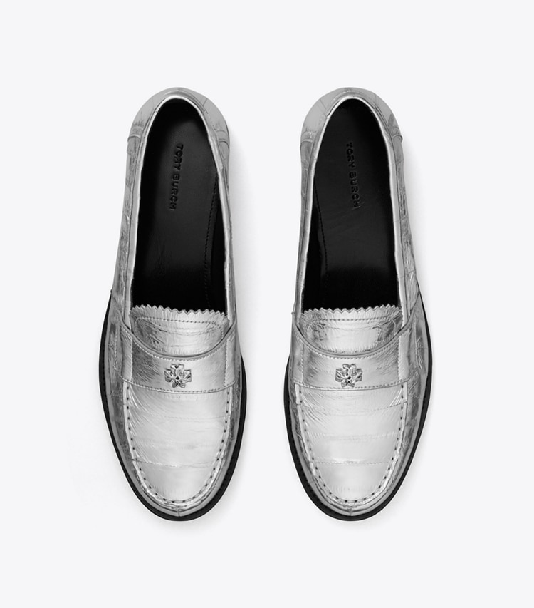 TORY BURCH CLASSIC LOAFER - Silver