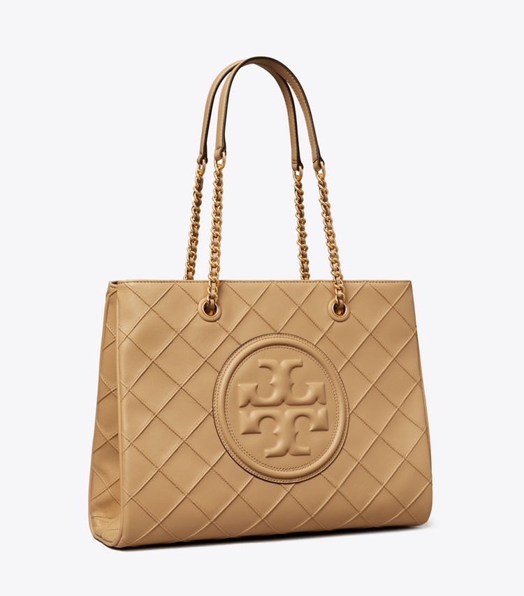 TORY BURCH FLEMING SOFT CHAIN TOTE - Desert Dune - Click Image to Close