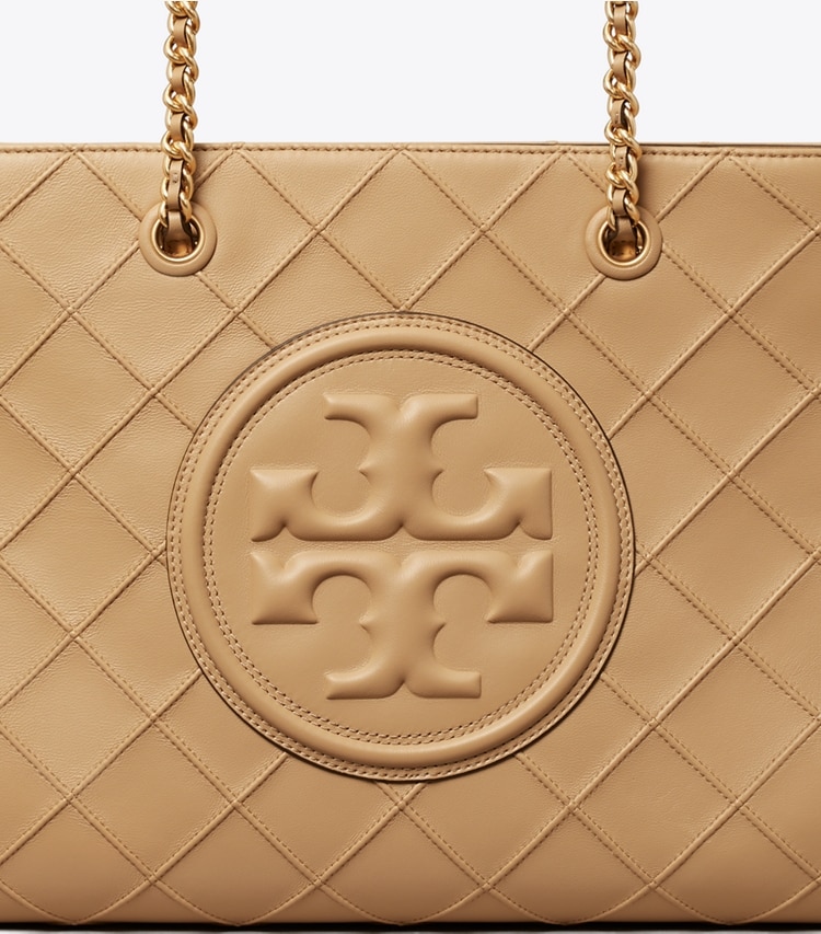 TORY BURCH FLEMING SOFT CHAIN TOTE - Desert Dune