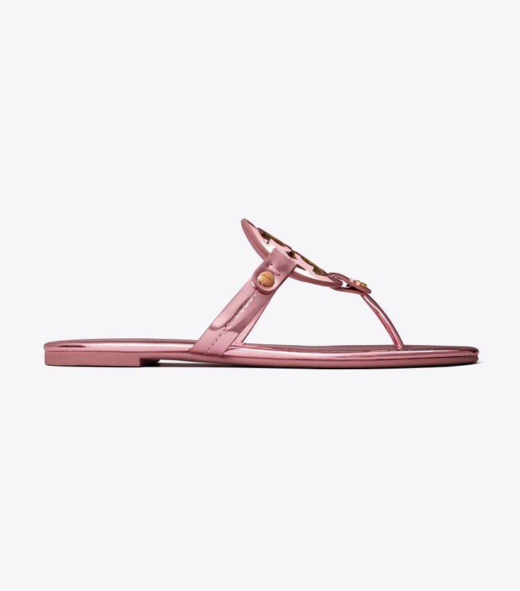 TORY BURCH MILLER METALLIC SANDAL - Petunia