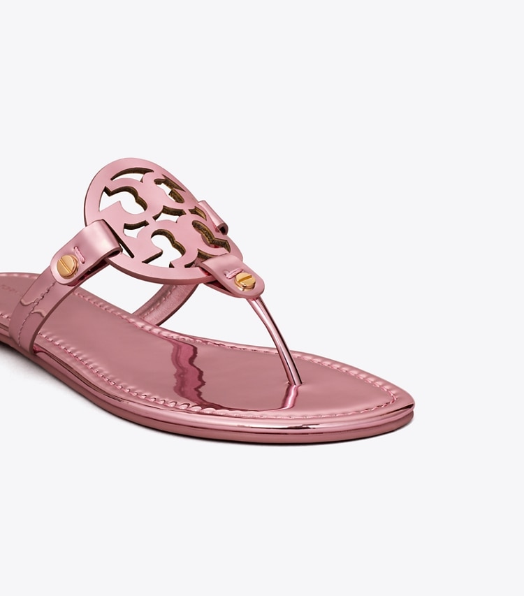 TORY BURCH MILLER METALLIC SANDAL - Petunia