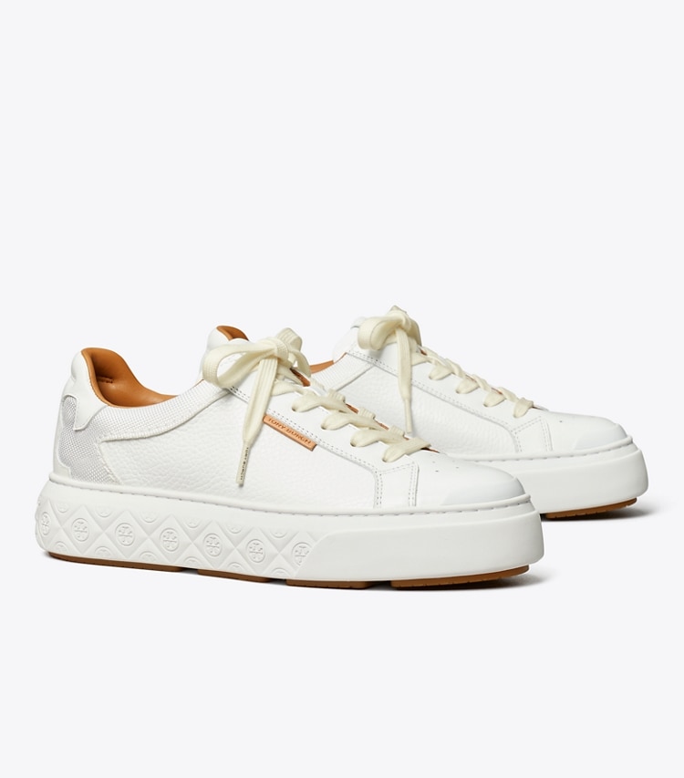 TORY BURCH LADYBUG SNEAKER - White / White / White - Click Image to Close