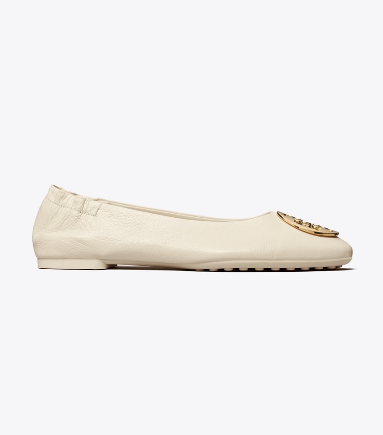 TORY BURCH CLAIRE BALLET - New Ivory