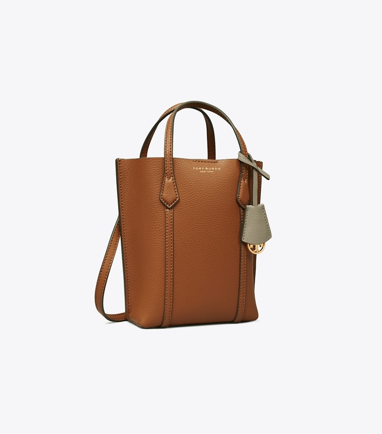 TORY BURCH MINI PERRY TOTE - Light Umber