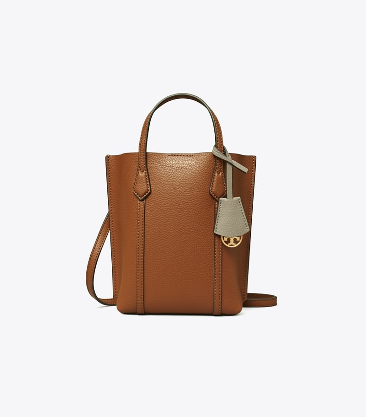 TORY BURCH MINI PERRY TOTE - Light Umber