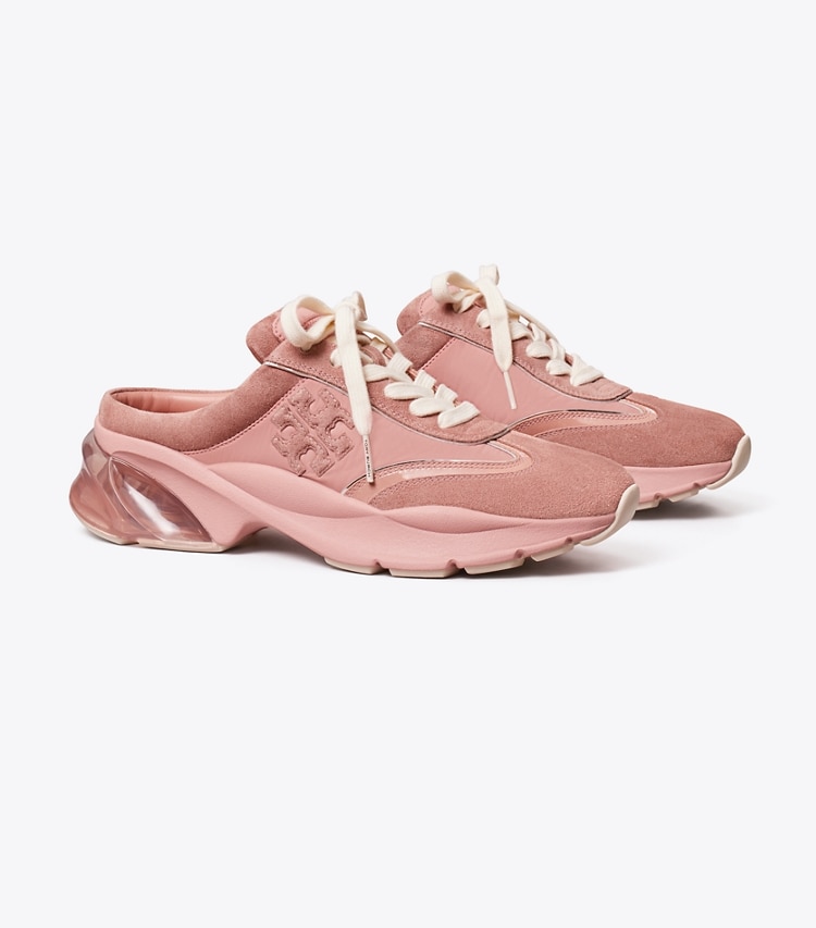 TORY BURCH GOOD LUCK TRAINER MULE - Pink Moon / Chalk Pink