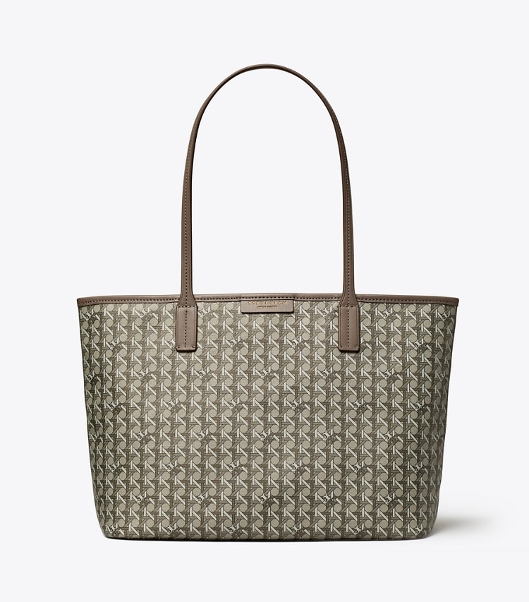 TORY BURCH SMALL EVER-READY ZIP TOTE - Zinc