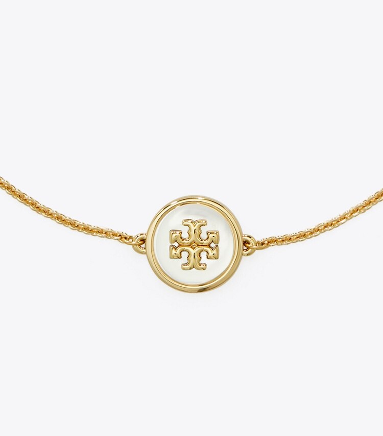 TORY BURCH KIRA CHAIN BRACELET - Tory Gold / Tory Silver