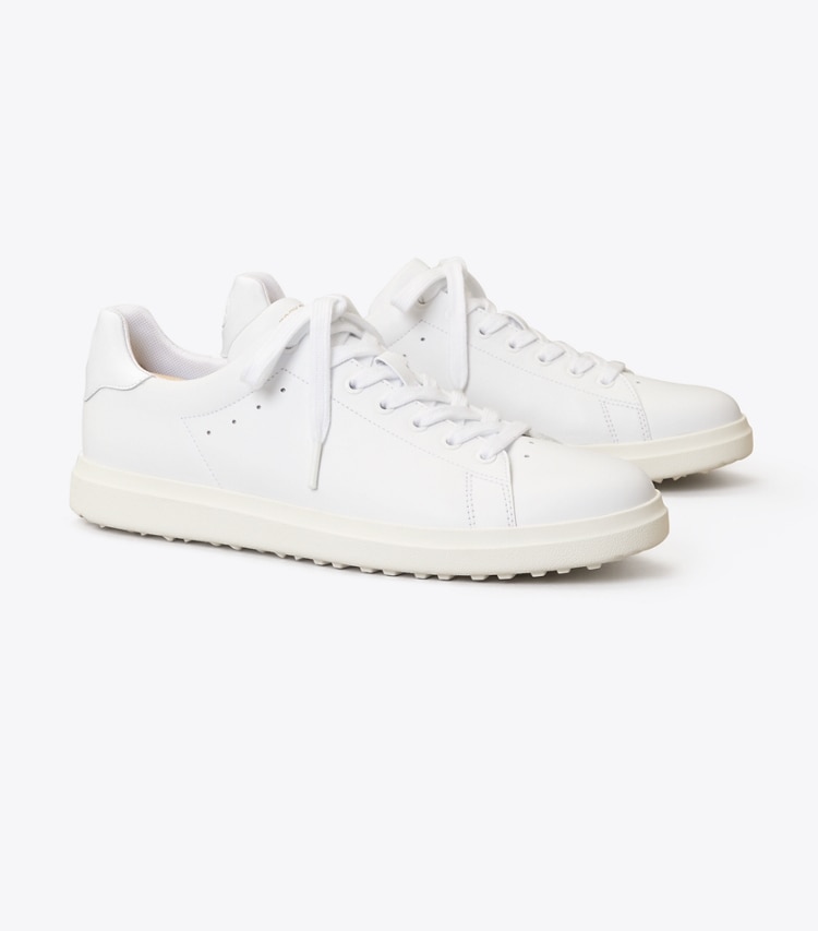 TORY BURCH HOWELL GOLF SNEAKER - Titanium White