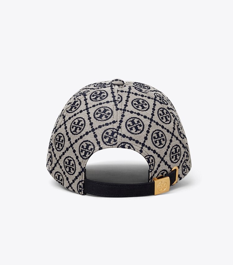 TORY BURCH T MONOGRAM BASEBALL CAP - Tory Navy